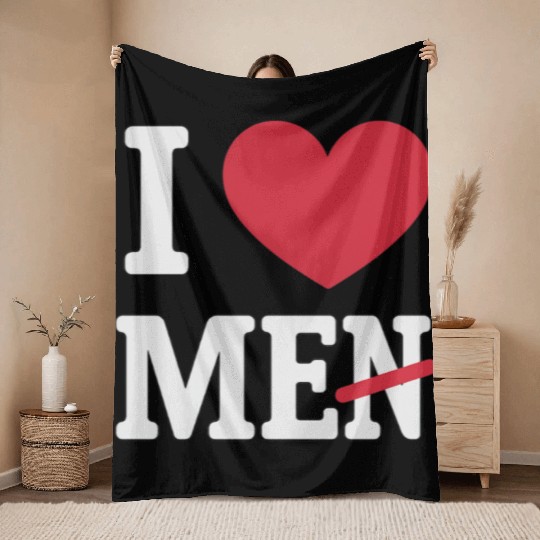 I Love Me – Funny Self-Love Statement Throw Blankets