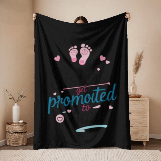 Let your sister know she’s about to level up Throw Blankets