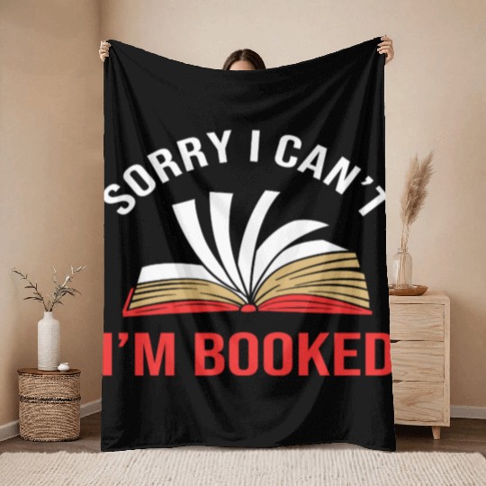 Reading Teacher Bookworm Librarian Throw Blankets