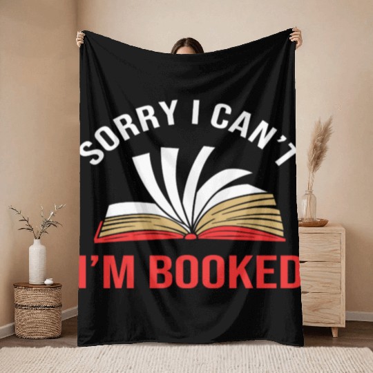 Reading Teacher Bookworm Librarian Throw Blankets