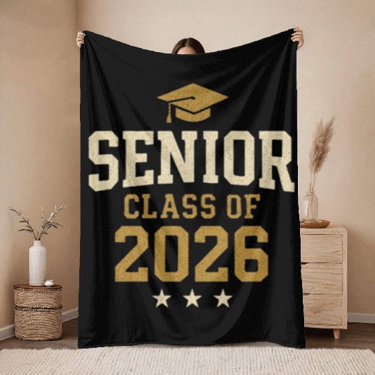 Senior Class of 2026 - Graduation Throw Blankets
