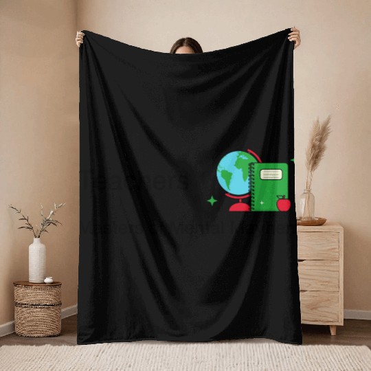 Teachers Masters of Mental Mayhem Throw Blankets
