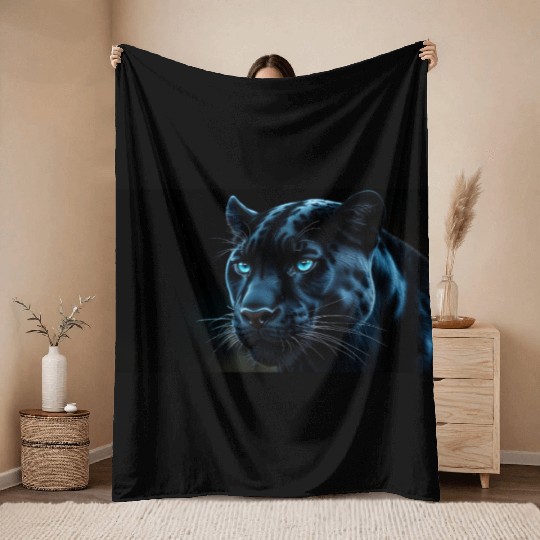 Black Panther Throw Blankets