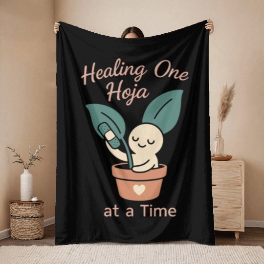 Plantita Latina Plant Mom Plantita Life Hispanic Throw Blankets