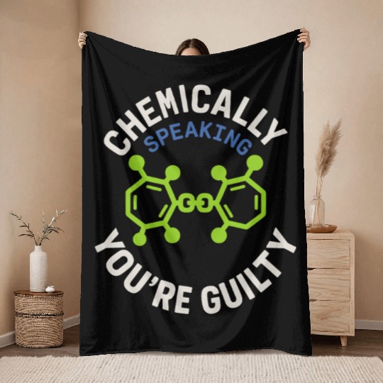 Forensic Chemist Crime Lab Toxicology Science Throw Blankets
