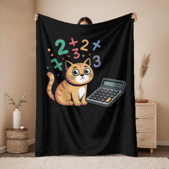 The Math is Not Mathing Funny Relatable Quote Throw Blankets