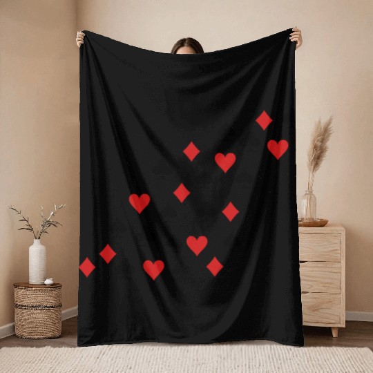 Poker Throw Blankets