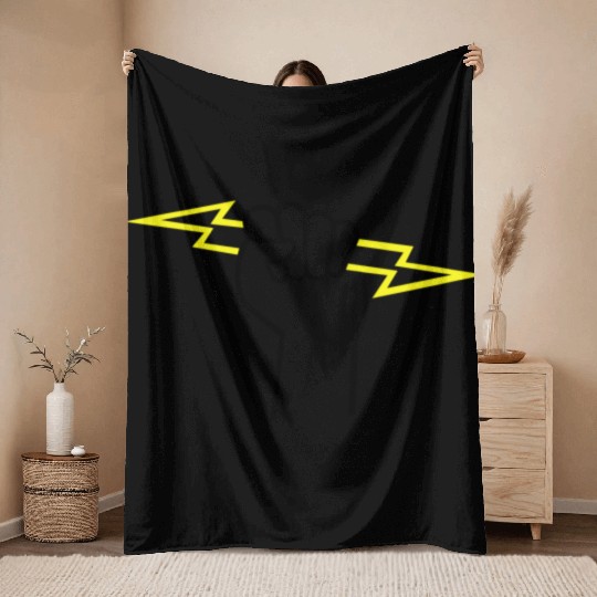 Zeus VECTOR TWO COLOR Throw Blankets