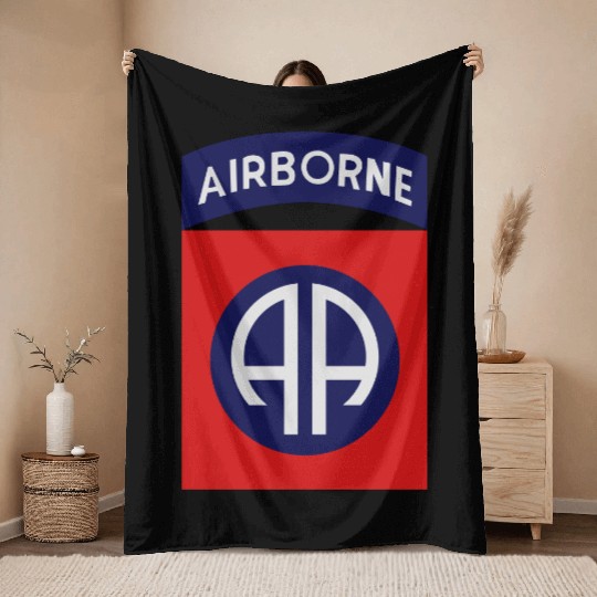 82nd Airborne Throw Blankets