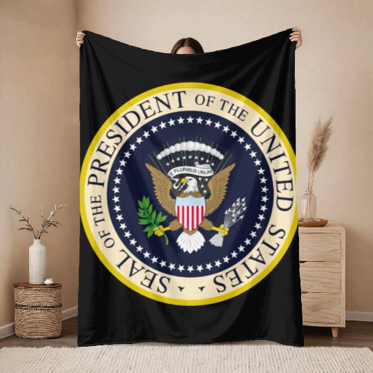 Presidential Seal Throw Blankets