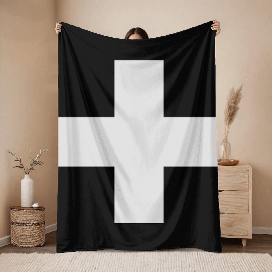 Switzerland flag Throw Blankets