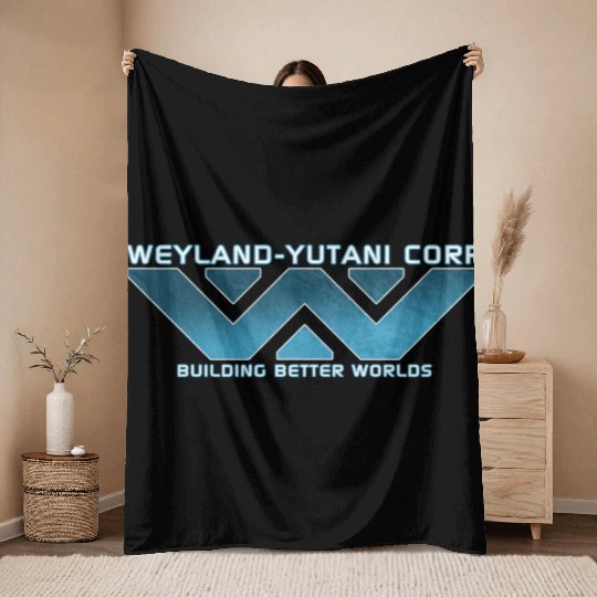 Weyland Yutani Corp: Building Better Worlds Throw Blankets