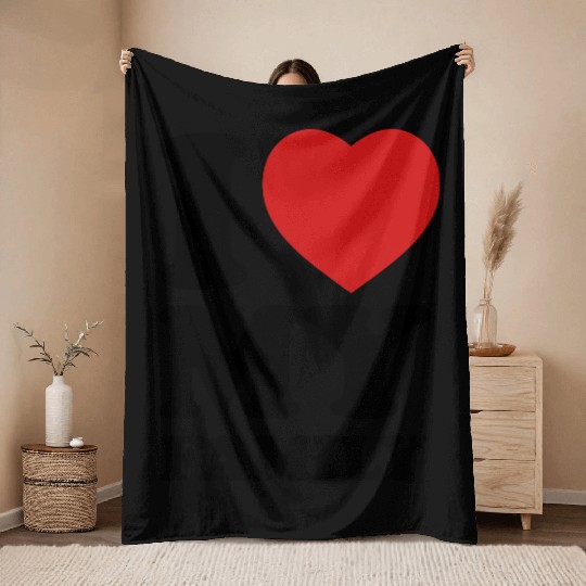 I love my family Throw Blankets