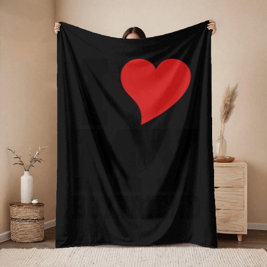 i Love My Boyfriend Throw Blankets