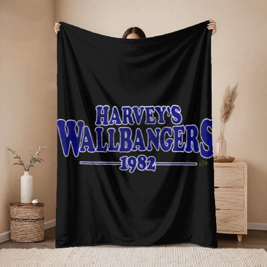 Harvey Wallbanger's Milwaukee 1982 Throw Blankets