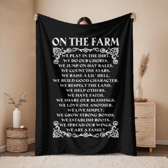 Farmer piglet farmer no farmers no food farmer' Throw Blankets