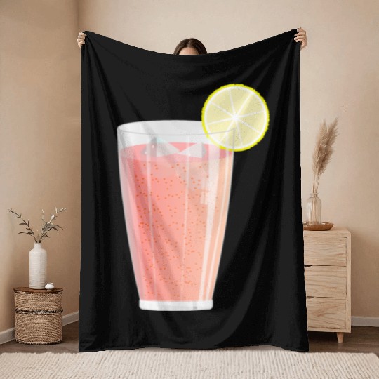 Cocktail Glass Throw Blankets