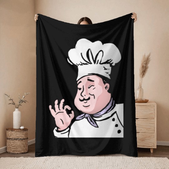 Chef Throw Blankets