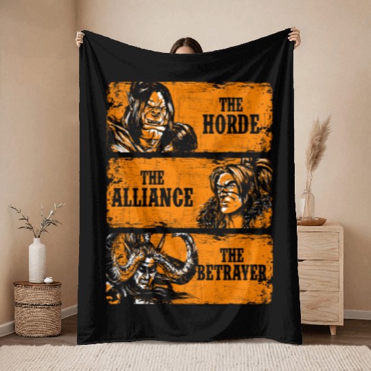 Warcraft-Warcraft stories Throw Blankets for Fans