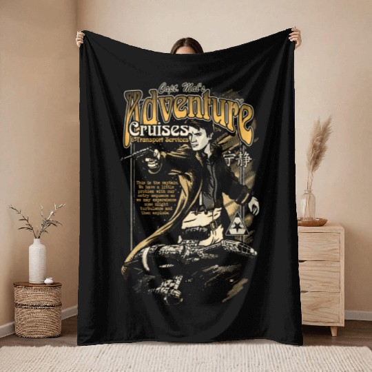 Serenity - Captain Mail's adventure Cruises Throw Blankets