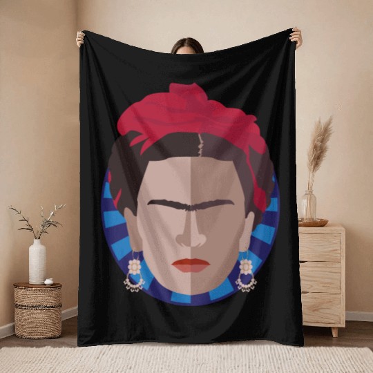 TGIF | Thank God it's Frida Kahlo Throw Blankets