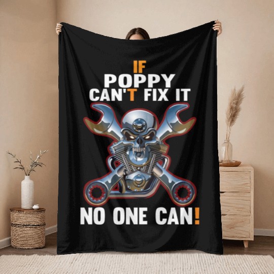 IF POPPY CAN'T FIX IT! Throw Blankets