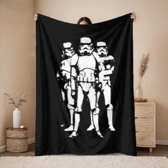 Cool Star Wars Storm troopers Throw Blankets