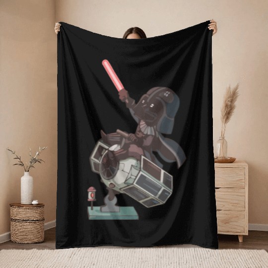 Star Wars Darth Vader as a child Throw Blankets