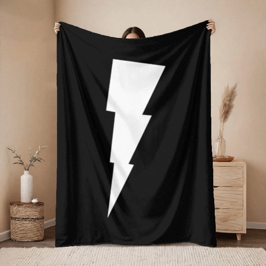 Lightning Bolt Throw Blankets