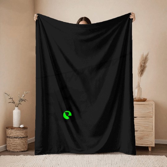 Go Green Throw Blankets