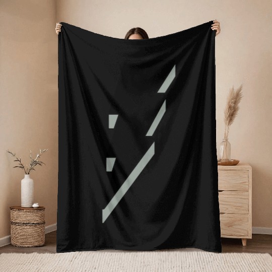 Lightning Bolt - 3D Throw Blankets