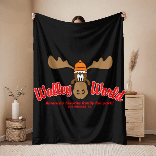 Walley World Vacation Throw Blankets