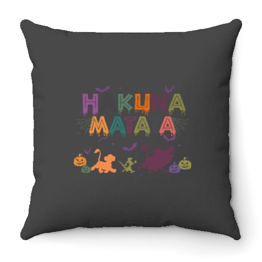 Hakuna Matata Throw Pillows, Disney Halloween Throw Pillows