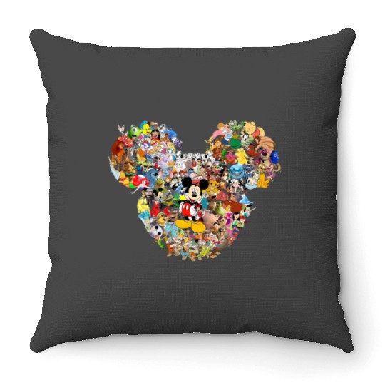 Disney Magic: Capturing Dreams in Print Throw Pillows