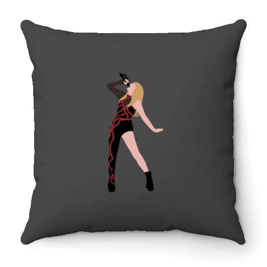 Eras tour reputation Throw Pillows