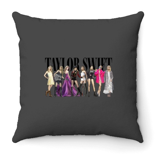 TaylorSwift Taylor's Era Folklore Throw Pillows
