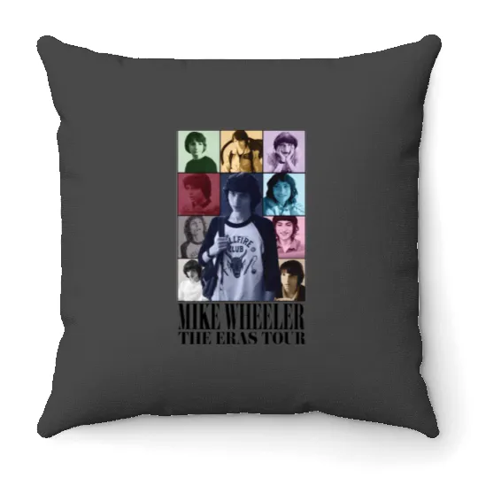 Eras Tour Mike Wheeler Throw Pillows