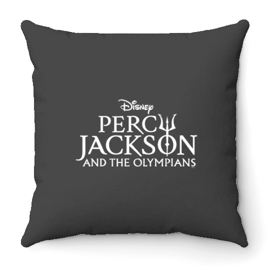  disneys Percy Jackson And The Olympians Series Title Logo Trends Gift Throw Pillows