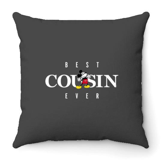  disneys mickeys Mouse Thumbs Up Best Cousin Ever Family Trends Gift Throw Pillows
