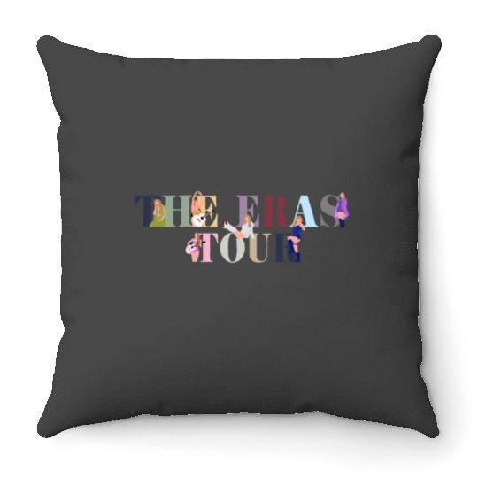 Discover taylorr swiftt The Eras Tour artActive Throw Pillows