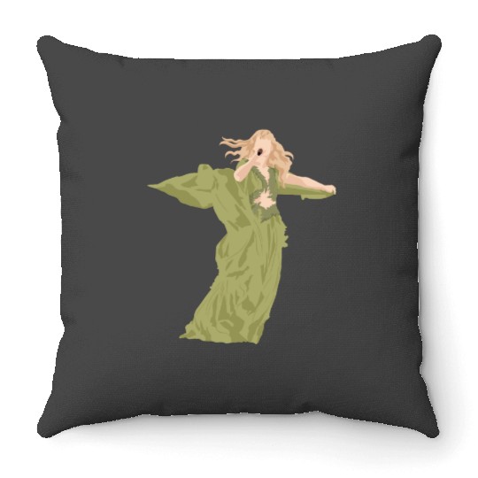 folklore eras tour v4 Throw Pillows
