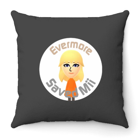 Tayl0r Swift - Evermore Saved Mii Throw Pillows