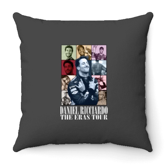 Discover Daniel Ricciardo The Eras Tour T-Shirt Throw Pillows