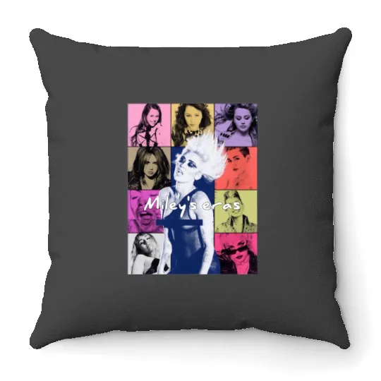 Miley Cyrus Eras Tour (2) Throw Pillows