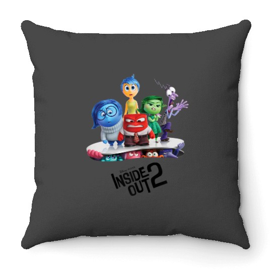  disneys And Pixars Inside Out 2 New Emotions  Poster Gifts Throw Pillows