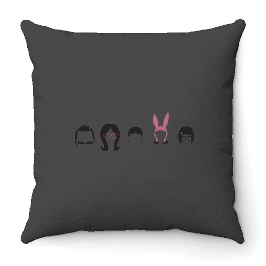 Bobs Burgers Throw Pillows