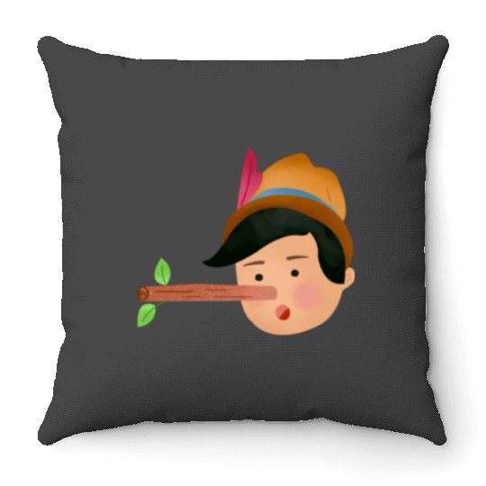 Waltdisneyworld Pinocchio Artwork Art 4 Throw Pillows