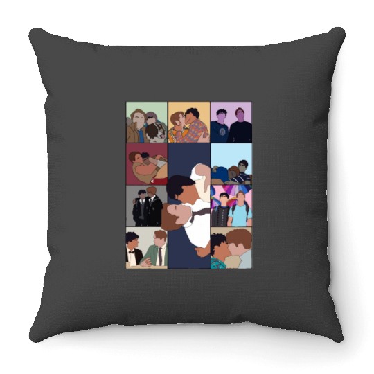 the Heartstopper Eras Tour Throw Pillows