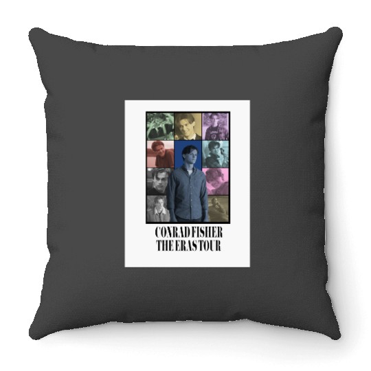 Conrad Fisher eras tour Throw Pillows