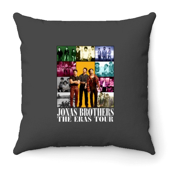 Discover Jb The Eras Tour 2023 Vintage Jonas Brothers The Album Throw Pillows